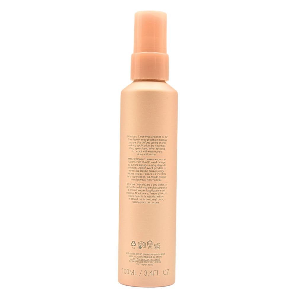 Fenty Beauty You Mist Makeup Setting Spray 3.4 fl oz - Long-Wear Hydrating Finishing Mist with InvisiFlex Shield, Sweat, Water & Humidity Resistant