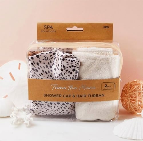 Tame The Mane Shower Cap & Hair Turban