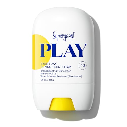 Supergoop! PLAY Everyday Sunscreen Stick SPF 50 - Lightweight, Non-Greasy Formula - Natural Finish - Fragrance Free - Water & Sweat Resistant - All Beauty and Personal Care Supergoop! Default Title