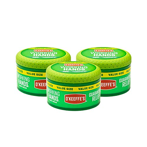 O'Keeffe's K0680001-3 Working Hands Hand Cream in Jar (3 Pack), 6.8 oz