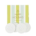 Musee | Happy Holidays Four Shower Steamers | Handmade in USA | Cruelty-Free & Paraben-Free | Vegan & Natural Ingredients | Holiday Gift Set…