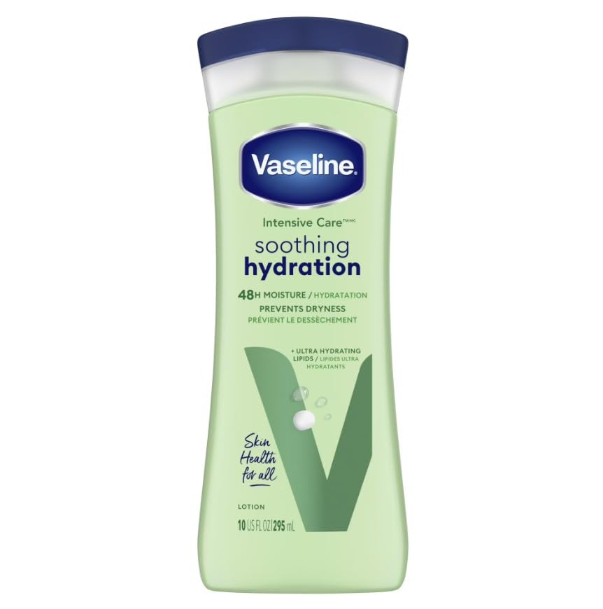 Vaseline Intensive Care Aloe Soothe Non-Greasy Lotion 10 oz (Pack of 11)