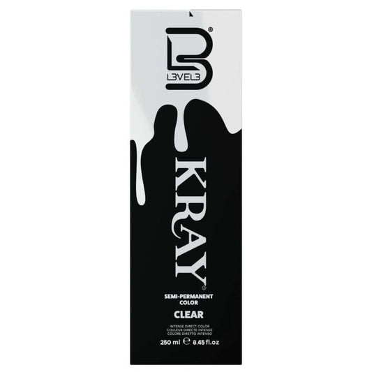 L3 - Level 3 Kray Semi Permanent Hair Color - Semi Permanent Hair Dye with Aloe Vera - Clear