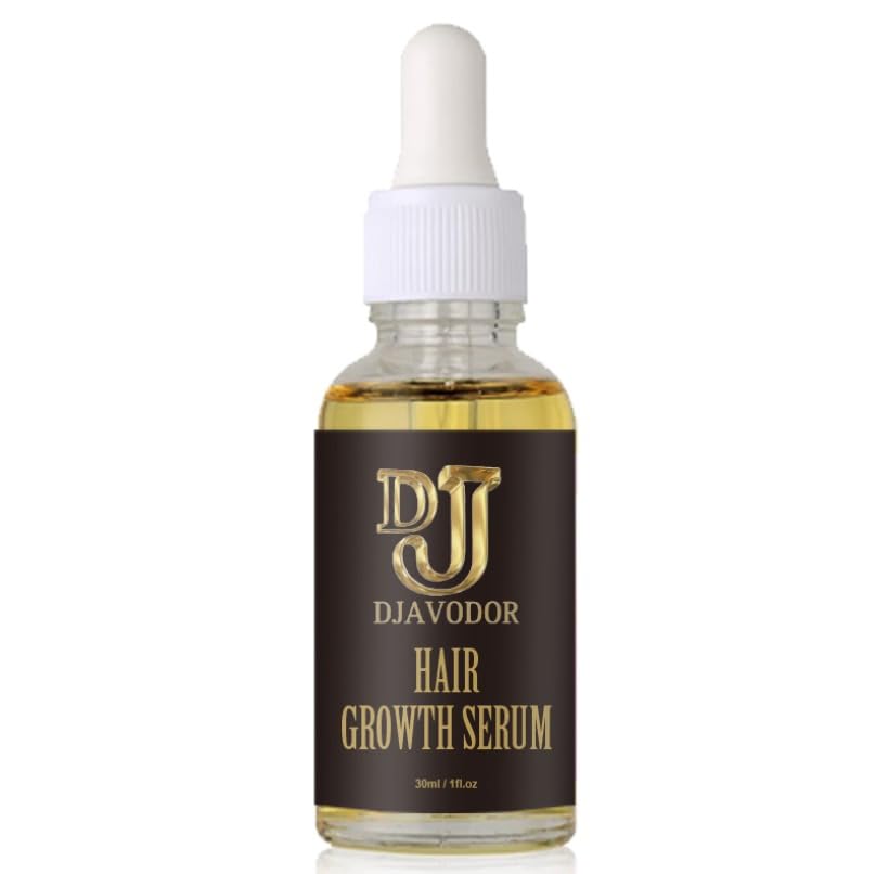 Djavodor Hair Care Set, Shampoo 250ML, Conditioner 250ML, Braid Gel, Hair Growth Serum, 4 Piece Collection