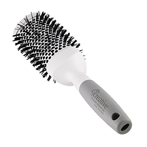 Creative Hair Brushes Triangle Ceramic & Ionic CR100 PRO, Medium 2.5"