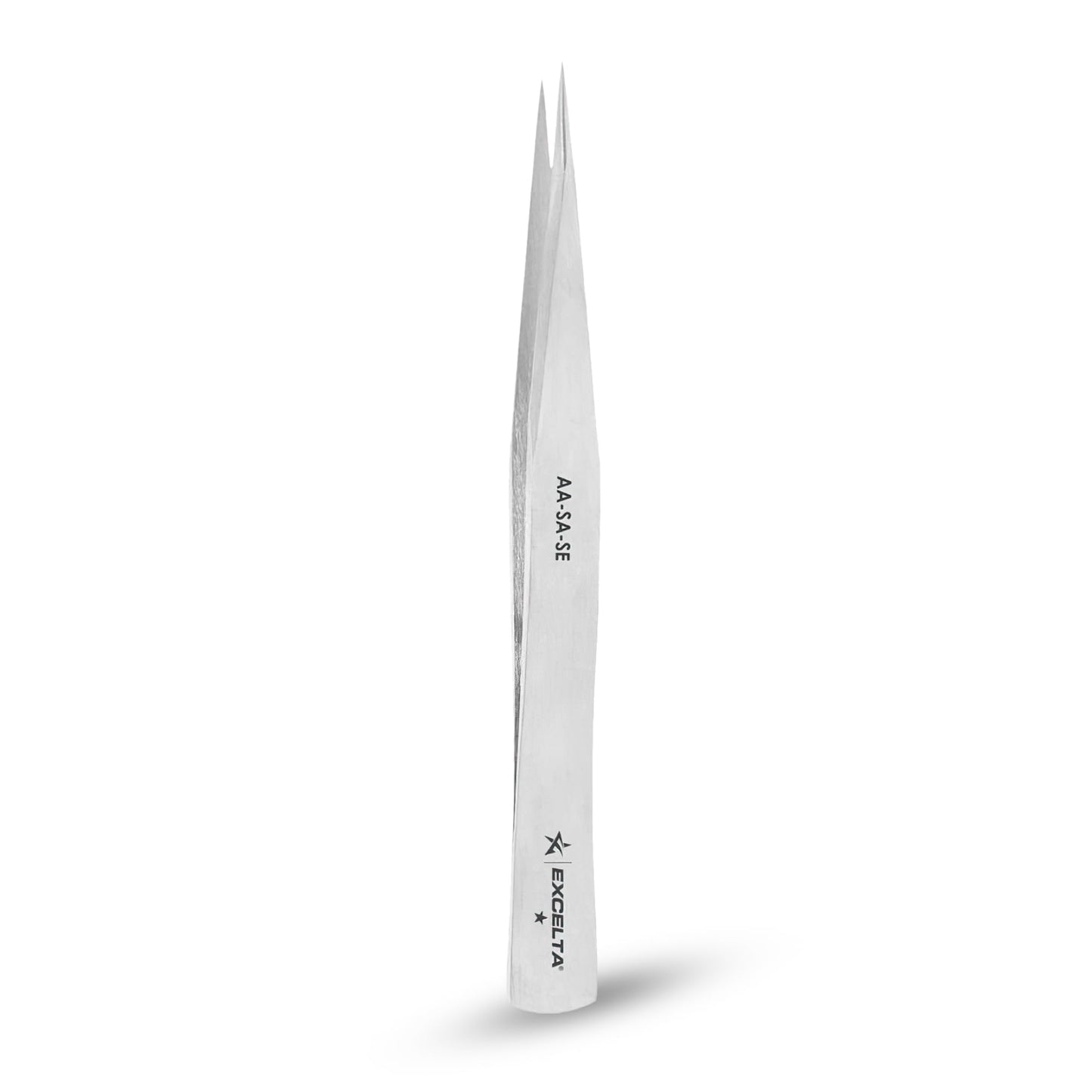 Excelta AA-SA-SE Straight Medium Pointed Tweezers, Anti-Magnetic Stainless Steel, ESD-Safe, Conductive, Precision Tweezers for Electronics, Jewelry