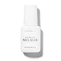 Static Nails Brush On Nail Glue for Press Ons, Pop-Ons, Acrylic/Fake Nails, and Tips | Brush On Applicator for Easy Application | Strong Bond, Mess