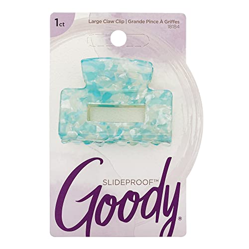 Goody Large Claw Clip, 1 Count - Watercolor, Blue - for All Hair Types - Great for Easily Pulling Up Your Hair - Pain-Free Hair Accessories for Women Beauty & Personal Care GOODY