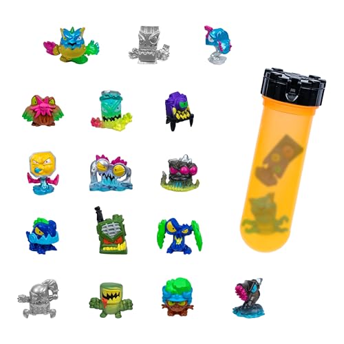 MrBeast Lab Swarms Series 2 Atomic Cash Case – 18-Pack Collectible 1" Micro Beasts with Ultra Rare & Special Edition Figures for Kids 5+