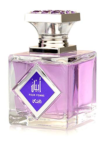 RASASI Abyan for Women EDP - Eau De Parfum 95 ML (3.2 oz) I Irresistible Pour Femme Spray I Lingering Sensuousness of Amber, Wood and Vanilla I