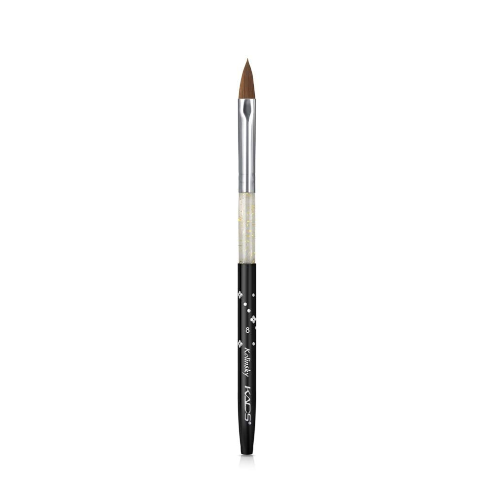 KADS Kolinsky Sable Brush Professional Kolinsky Sable Acrylic Nail Brush for Acrylic Brush Size 8# Beauty & Personal Care KADS