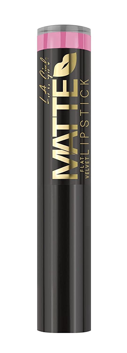 L.A. Girl Matte Flat Velvet Lipstick, Love Story, 0.1 Ounce