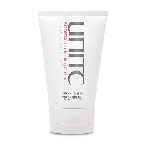 UNITE Hair - BOOSTA Thickening Crème - Volumizing Styling Cream for Fine, Limp Hair - Adds Instant Thickness, Fullness & UV Protection - Paraben-Free