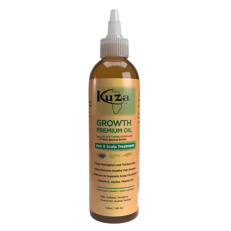 Premium Growth Oil W/Black Cumin & Rosemary 4 Oz. (Pack Of 2)