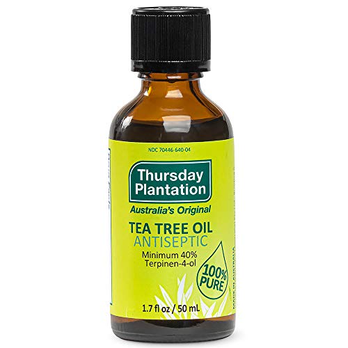 Thursday Plantation 100% Pure Australian Tea Tree Oil - 1.7 fl oz (50ml) - Natural Essential Oil - Cleanses and Purifies Skin - Made in Australia
