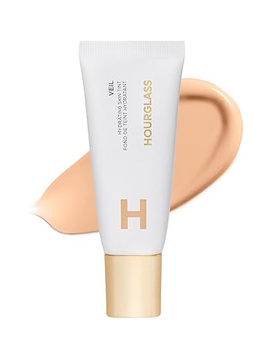 Hourglass Veil Hydrating Skin Tint, Dewy Tinted Moisturizer, Makeup and Skincare Benefits, Lightweight, Buildable Coverage, Vegan, Cruelty-Free
