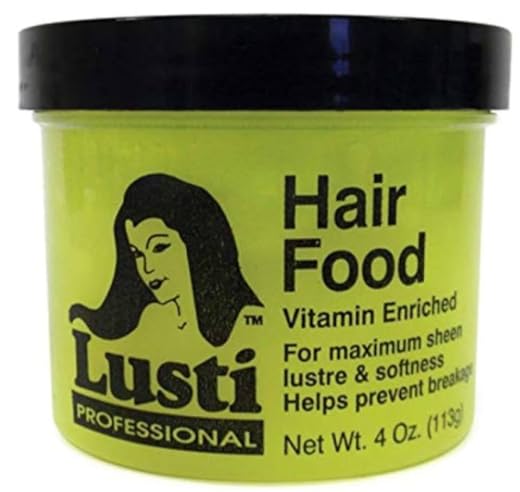Lusti Hair Food Enriched with Vitamin A & E, 4 fl.oz