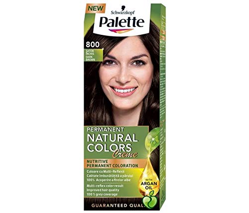 Palette Natural Colors Nourishing Permanent Hair Dye Cream 800 Dark Brown