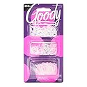 Goody Ouchless Polyband Hair Ties - 250 Ct, Clear, Latex Hair Bands for Women's Hair, Easy Glide, Ultra-Strong Hold Hair Accessories for Women & Men