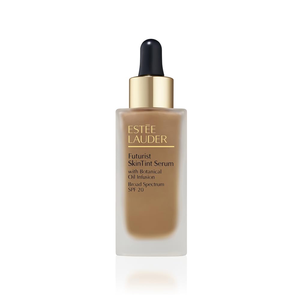 Estée Lauder Futurist Skin Tint Serum Foundation SPF 20 with Glycerin | Light Coverage, 1.0 Fl Oz, 4N1 Shell Beige
