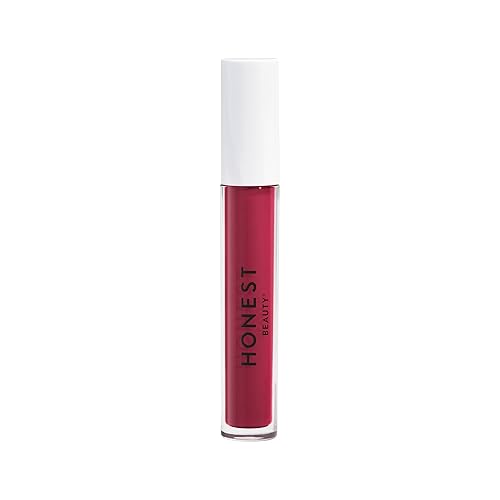 Honest Beauty Hydrating Liquid Lipstick with Hyaluronic Acid + Avocado Oil | EWG Verified, Vegan + Cruelty Free | Fearless, .12 fl oz