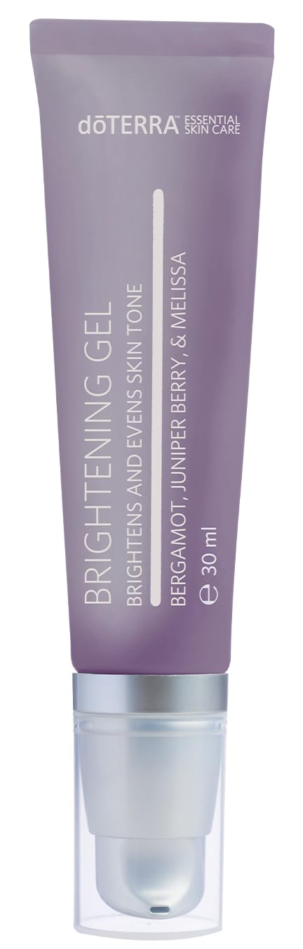 doTERRA Brightening Gel Evens Skin Tone Bergamot Juniper Berry Melissa Age Spots