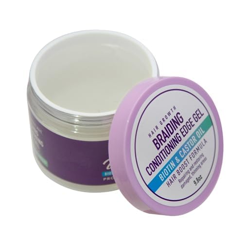 Dr Girls Super Grow Loc & Twists Braiding Conditioning Gel/9.8oz/ Extra Mega Hold (Blueberry)