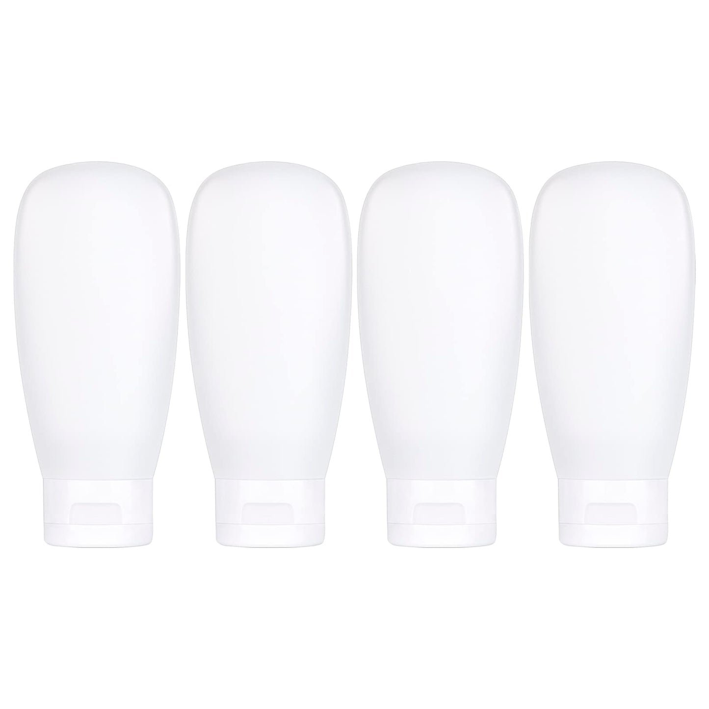 TSA Approved Travel Bottles Set for Toiletries Travel Size Containers Kit 4 Pack Portable Leak Proof Refillable Squeeze Cosmetic Airplane Essential Beauty and Personal Care Craftisan Default Title