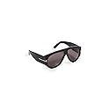 Tom Ford Women's Bronson Sunglasses, Shiny Black, One Size