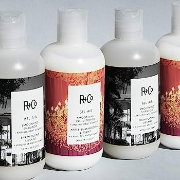 R+Co Bel Air Smoothing Shampoo and Conditioner Set - Anti-Oxidant Complex for Smooth, Frizz-Free Hair for All Hair Types - Adds Body, Shine
