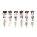 Ruby Kisses Broadway Vita-Lip Clear Lip Gloss (Coconut Oil 6 Pack), Ultra-Hydrating & Soothing Formula with Vitamin Oils, High-Shine Non-Sticky