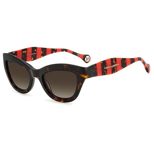 Carolina Herrera Brown Gradient Cat Eye Ladies Sunglasses HER 0086/S 0O63/HA 51