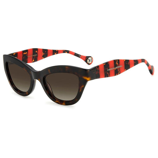 Carolina Herrera Brown Gradient Cat Eye Ladies Sunglasses HER 0086/S 0O63/HA 51