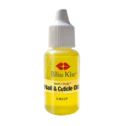 Bliss Kiss | Crisp Fragrance | Nail Oil Cuticle Dropper w/Vitamin E & Jojoba?Nail Strengthener Nail Growth Serum for Brittle Peeling Breaking Thin