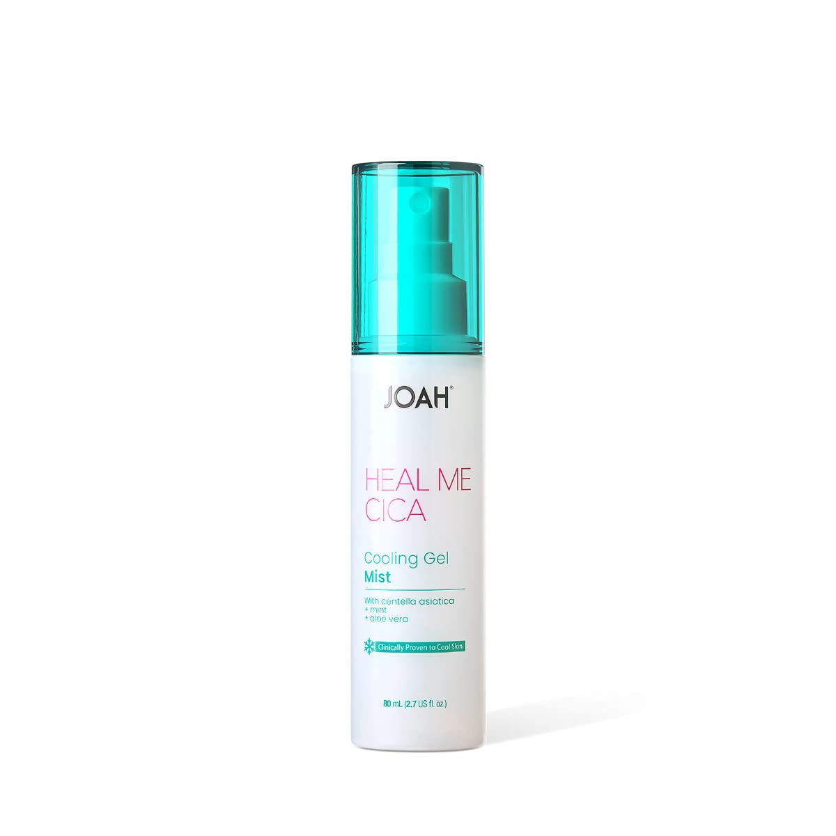 JOAH Heal Me CICA Cooling Gel Mist, Infused with Centella Asiatica, Mint, & Aloe Vera, Reduces Redness, Cools Skin, & Provides Deep Hydration, Cruelty