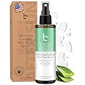 Beauty by Earth After Sun Cooling Aloe Vera Spray - USA Made With Organic Aloe Vera, Fast Absorbing After Sun Care for Sunburn Relief, Skin Cooling