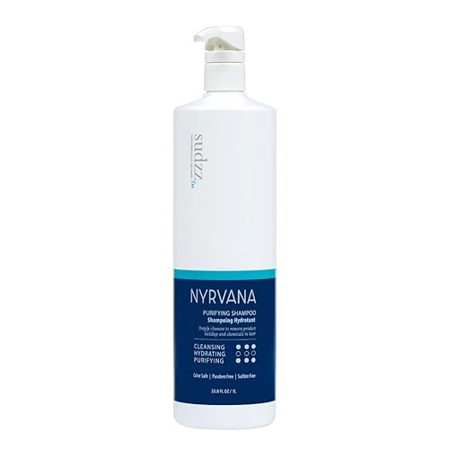 SUDZZFX Nyrvana Purifying - Hair Loss Formula for Men & Women - Protect, Refresh & Go - Color-Treated Routine - Sulfate Free, 33.8 Fl Oz