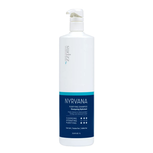 SUDZZFX Nyrvana Purifying - Hair Loss Formula for Men & Women - Protect, Refresh & Go - Color-Treated Routine - Sulfate Free, 33.8 Fl Oz
