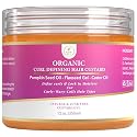 MAKOF BEAUTY Curls Defining & Styling Custard Gel, Enhances Curls Definition & Long-Lasting Hold. With Flaxseed, Pumpkin Seed & Rosemary. Natural Hair