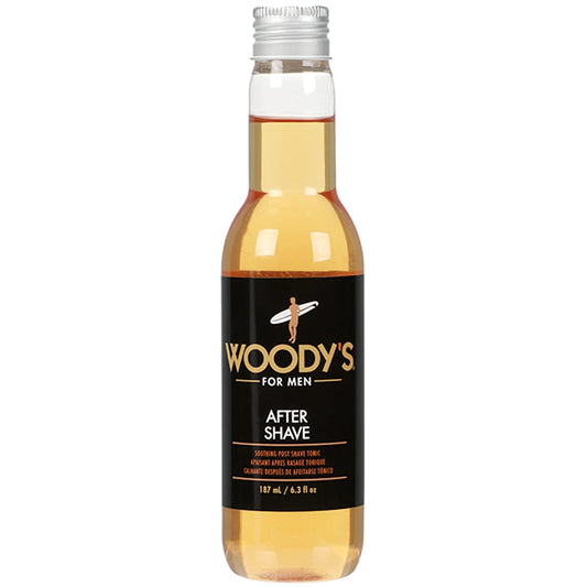 Woody's Aftershave for Men Tonic - Soothing After Shave with Aloe Vera, Calendula & Chamomile to Reduce Irritation, Post Shave, 6.3 fl oz