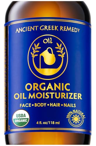 Ancient Greek Remedy Body Oil - Organic After Shower Face Oil & Body Moisturizer for Dry Skin - Almond, Jojoba, Olive, Lavender, Vitamin E Oils Beauty and Personal Care Ancient Greek Remedy Default Title