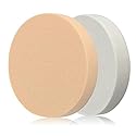 LASSUM 6 Pcs Round Makeup Sponge Facial Powder Puff,Beauty Makeup Foundation Powder Puff -Uses for Dry and Wet 3.54" Diameter