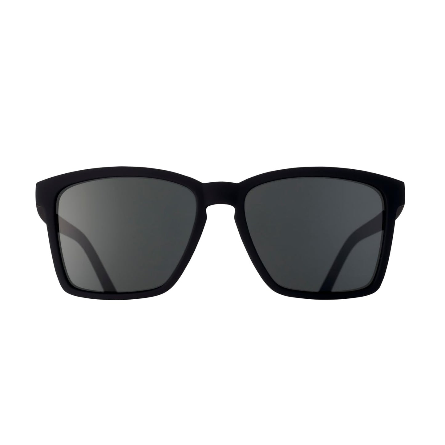 goodr Get On My Level Polarized Round Sunglasses for Men & Women, Small Sized (LFG), Black Solid Frames with Black Non-Reflective Lens, UV400…