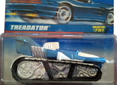 Hot Wheels 1992 1:64 Treadator Die Cast Car Collector #791