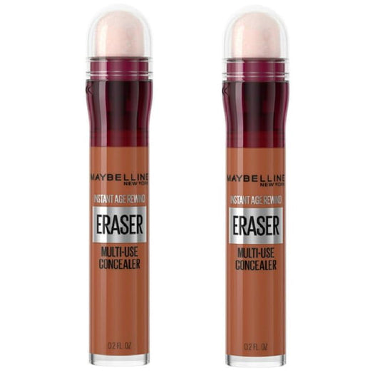 Pack of 2 Maybelline New York Instant Age Rewind Instant Eraser Multi-Use Concealer, Mahogany # 147 Beauty & Personal Care MAYBELLINE