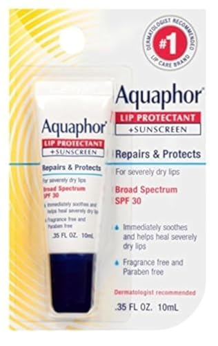 Aquaphor Lip Protectant Spf30 0.35 Ounce (6 Pieces) (10ml)