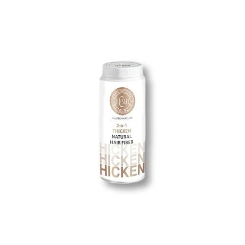 diCesare NEW! 2-n-1 Thicken Natural Hair Builder Dark Brown Custom Formulation Covers Thinning Areas and Attaches to Existing Hair Appearing Thicker