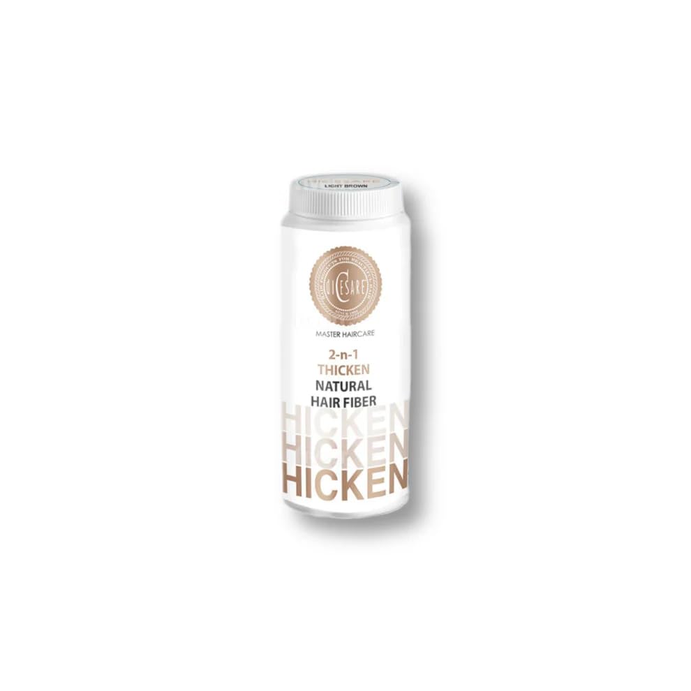 diCESARE NEW Silver Hair Building Fiber - Fuller Looking Gray Hair - Lightweight Coverage for Thinning Areas - NOW IN 2 SIZES