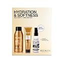 Redken All Soft Mini Kit - Moisturizing Shampoo, Conditioner & Leave In Treatment with Argan Oil for Soft, Hydrated Hair, Travel Size