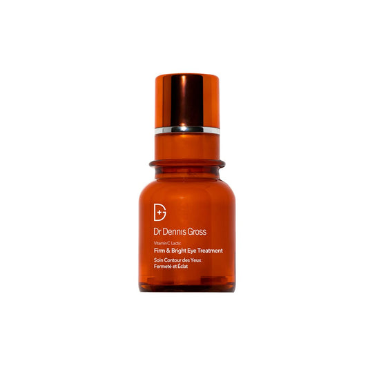 Dr. Dennis Gross Vitamin C Lactic Firm & Bright Eye Treatment | Silky, Lightweight, Fast-Absorbing Treatment to Improve Puffiness, Dark Circles, Beauty & Personal Care Dr Dennis Gross